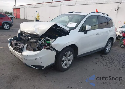 2015 Subaru Forester 2.5I Premium from USA, damaged, VIN JF2SJADC6FH541677